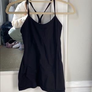 Black lulu tank top